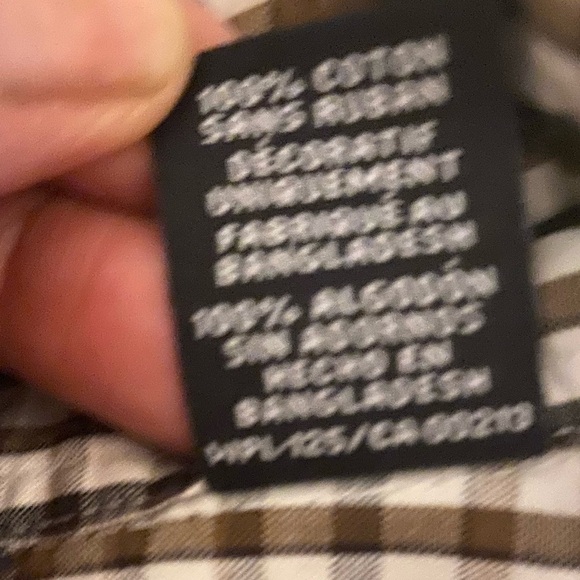 Chaps men shirt sleeve button down casual shirt size XL - Picture 9 of 9